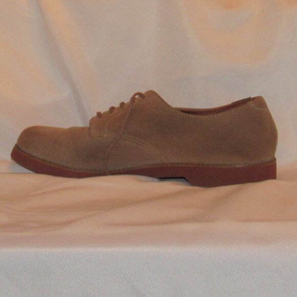 G.H. Bass & Co Exeter Tan Suede Leather (5723) Shoes Men's Size 11 Made in USA - Picture 4 of 12